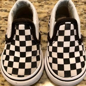 Size 3 Checkered Vans
